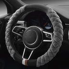 Steering Wheel Cover Plush & Non-Slip Universal Fit