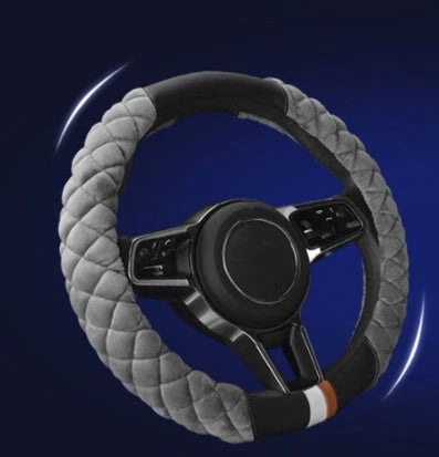 Steering Wheel Cover Plush & Non-Slip Universal Fit