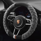 Steering Wheel Cover Quilted Plush Padded Grip