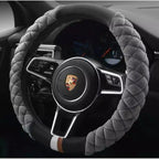 Steering Wheel Cover Quilted Plush Padded Grip