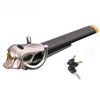 Steering Wheel Lock Heavy-Duty Three-Directional Adjustable Fit