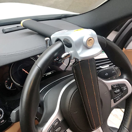 Steering Wheel Lock Three-Direction Locking Hardened Steel