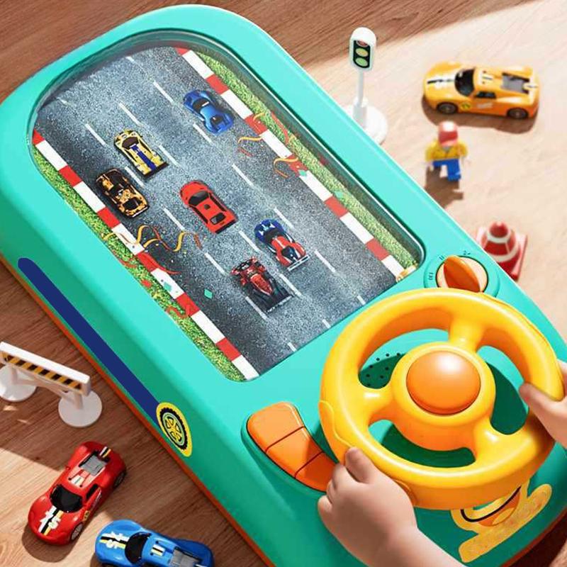 Steering Wheel Toy Interactive Racing Dual Power