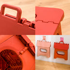Step Stool Foldable Carry Handle & Anti-Slip Feet
