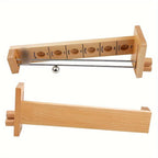 Stickball Game Wooden Space-Themed Portable
