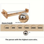 Stickball Game Wooden Space-Themed Portable