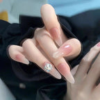 Stiletto Nail Extensions Crystal Accent & Easy Application