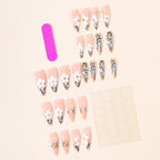 Stiletto Nail Extensions Floral & Animal Print Long-Lasting