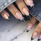 Stiletto Nail Extensions Floral Press-On Chip-Resistant