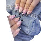 Stiletto Nail Extensions Floral Press-On Chip-Resistant