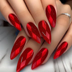 Stiletto Nail Extensions Glossy Chip-Resistant Easy-Apply Kit
