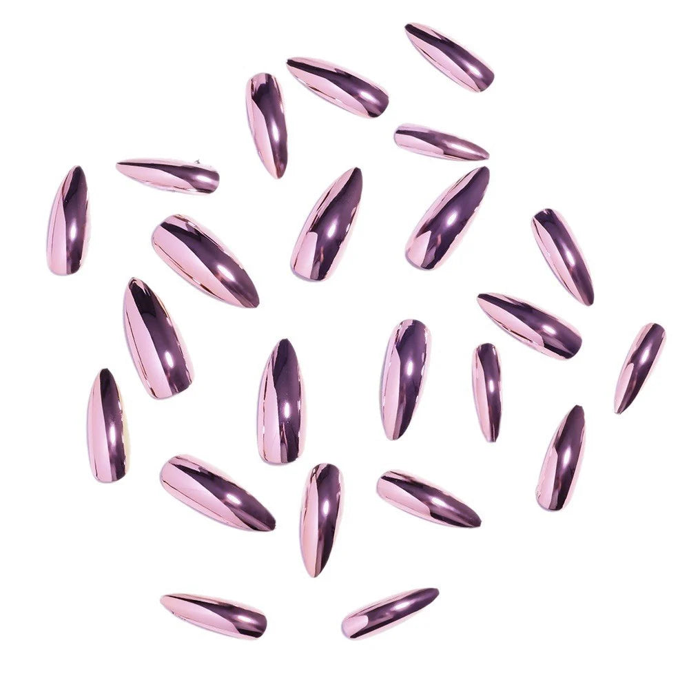 Stiletto Nail Extensions High-Gloss & Chip-Resistant Set of 24