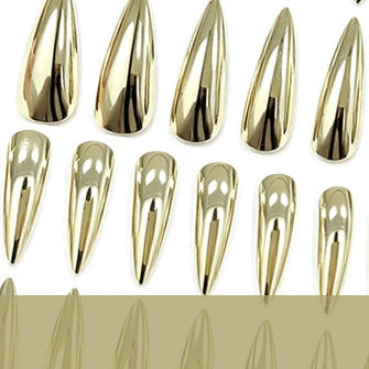 Stiletto Nail Extensions High-Gloss Easy Application Set Of 24