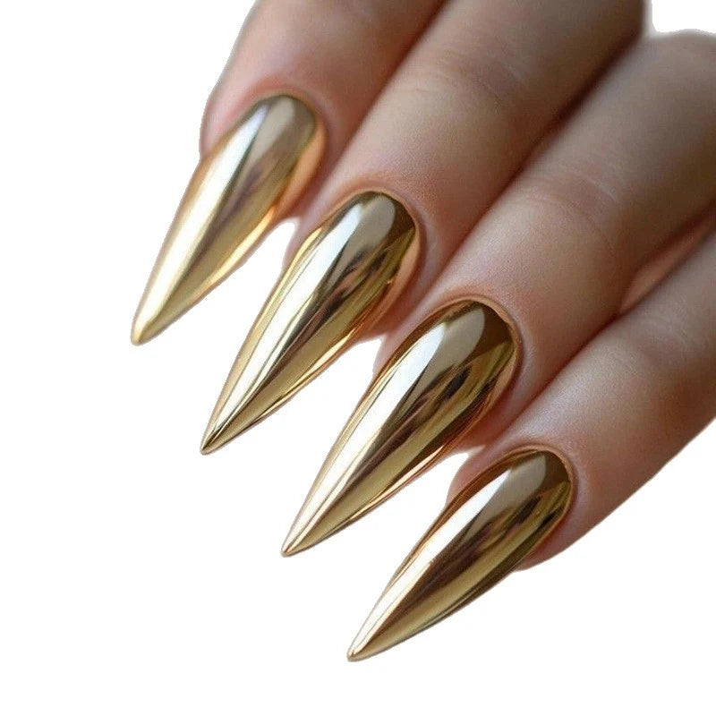 Stiletto Nail Extensions High-Gloss Easy Application Set Of 24