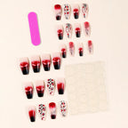 Stiletto Nail Extensions Long Acrylic Floral & Ombre