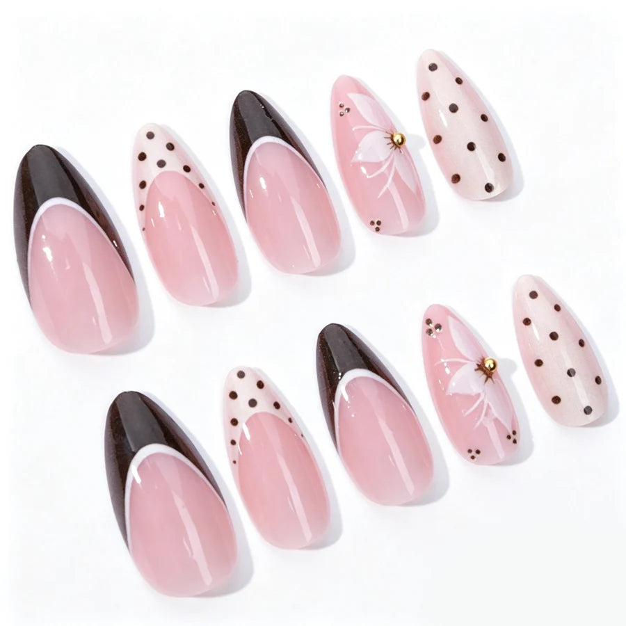 Stiletto Nail Kit Press-On Long-Lasting