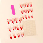 Stiletto Nail Set Premium Acrylic Floral Design