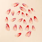 Stiletto Nail Set Premium Acrylic Floral Design