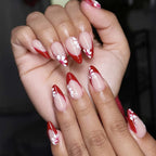 Stiletto Nail Set Premium Acrylic Floral Design