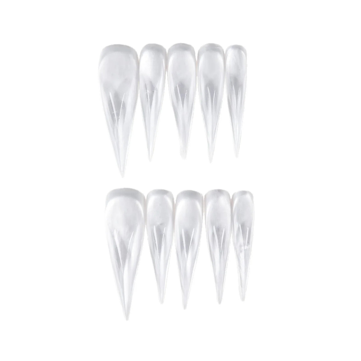 Stiletto Nail Tips Durable & Flexible Multiple Sizes