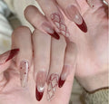 Stiletto Nail Tips Pearlescent Easy-Apply & Long-Lasting