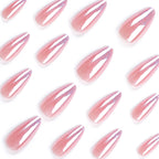 Stiletto Nails Glitter Gradient Self-Adhesive