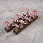Stiletto Press-On Nail Set Floral Embellishments Multiple Sizes