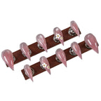 Stiletto Press-On Nail Set Floral Embellishments Multiple Sizes