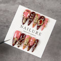 Stiletto Press-On Nail Set Gem Accents & Reusable