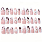 Stiletto Press-On Nails 3D Floral Glue-Free