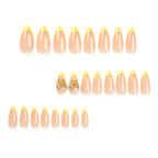 Stiletto Press-On Nails Butterfly Design Durable & Lightweight