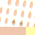 Stiletto Press-On Nails Butterfly Design Durable & Lightweight