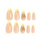 Stiletto Press-On Nails Butterfly Design Durable & Lightweight