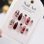Stiletto Press-On Nails Floral & Abstract Easy Application
