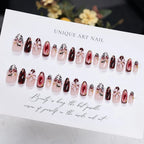 Stiletto Press-On Nails Floral & Abstract Easy Application