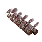 Stiletto Press-On Nails Floral Design Adhesive Included