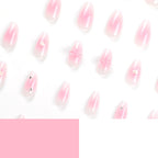 Stiletto Press-On Nails Floral Glitter Easy Application