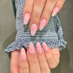 Stiletto Press-On Nails Gel Finish Heart & Bow Embellishments