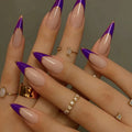 Stiletto Press-On Nails Glossy Long-Lasting Reusable