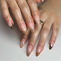 Stiletto Press-On Nails Gradient & Glitter Easy Application