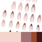 Stiletto Press-On Nails Gradient & Glitter Easy Application
