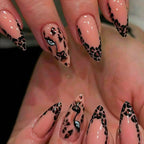 Stiletto Press-On Nails Leopard Print Set of 24