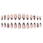 Stiletto Press-On Nails Leopard Print Set of 24