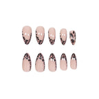Stiletto Press-On Nails Leopard Print Set of 24