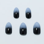 Stiletto Press-On Nails Ombre Gradient Black 24-Piece