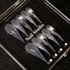 Stiletto Press-On Nails Pre-Applied Adhesive Reusable