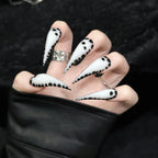 Stiletto Press-On Nails Spotty Design Reusable & Comfortable Fit