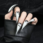 Stiletto Press-On Nails Spotty Design Reusable & Comfortable Fit