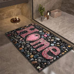 Stone Bath Mat Diatomaceous Earth Quick-Drying Non-Slip