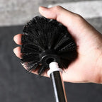 Stone-Look Ceramic Toilet Brush (Removable Handle & Bristles)
